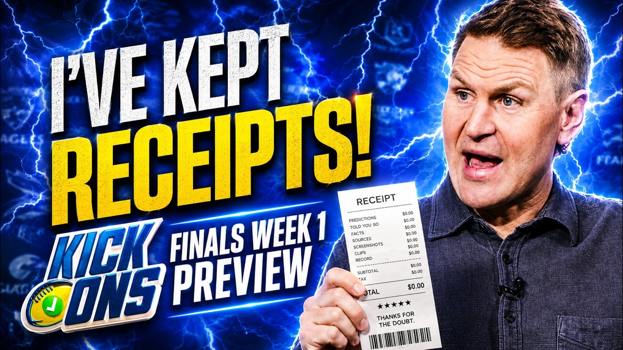 CARNAGE, RECEIPTS AND MONSTER RESULTS | KICK ONS AFL QUALIFYING AND ELIMINATION FINALS PREVIEW
