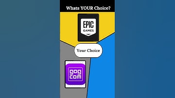Whats your Choice - Game Stores #epic #epicstore #steam #gog #gaming #choices #quiz #choose #10s
