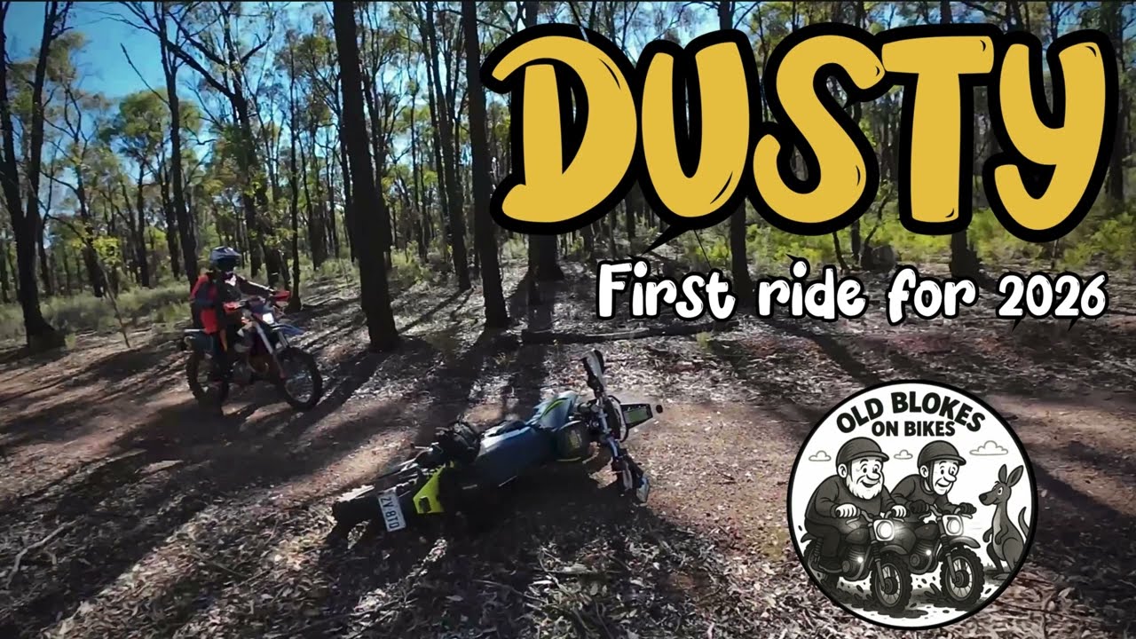 Dusty first ride of 2026