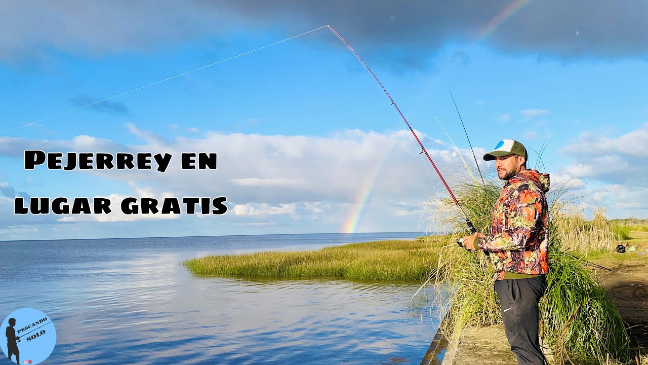 YA LLEGO EL PEJERREY A ESTE LUGAR GRATIS DE COSTA | PESCANDO SOLO