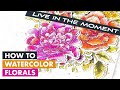 How to Watercolor Florals using Altenew Watercolor Brush Markers (for Beginner/Intermediate Level)