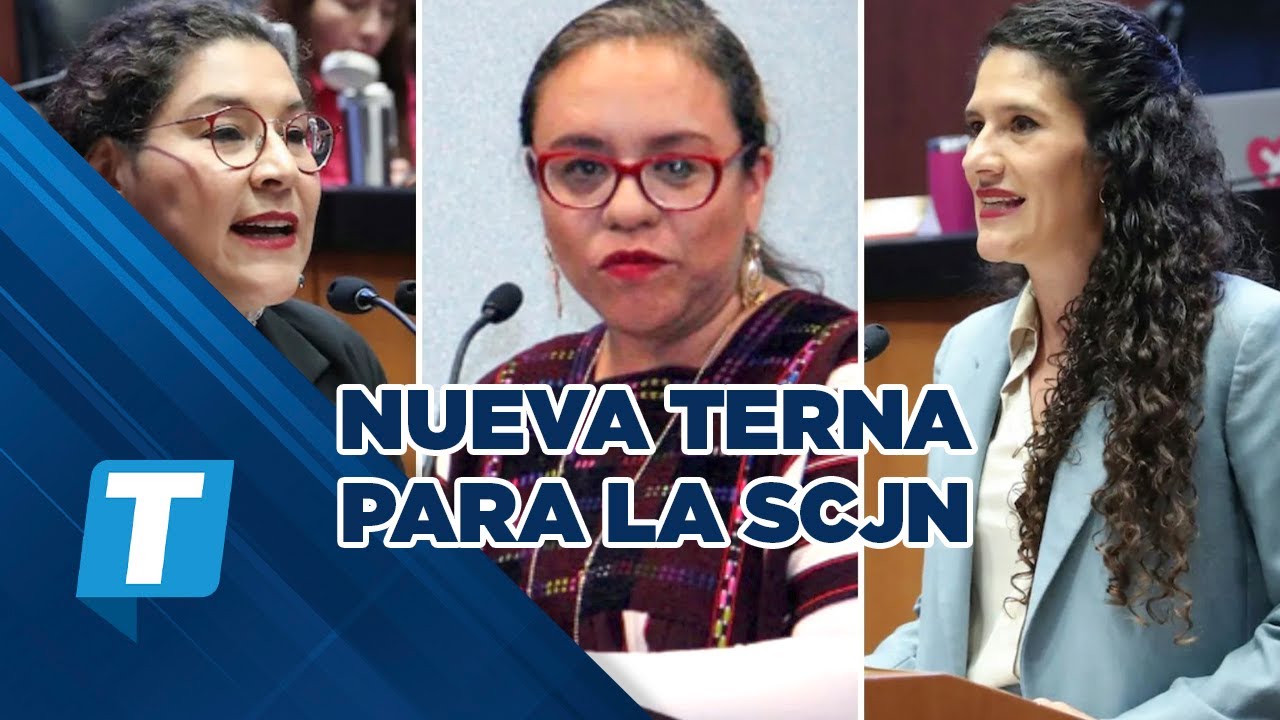 NUEVA TERNA: Ellas son la propuesta de AMLO para la Suprema Corte - YouTube