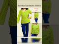 Latest short kurti cutting and stitching #2025 #kurti #tutorial #fashion #fashion