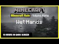   minecraft rain  wet hands  minecraft music  10 hours in dark screen