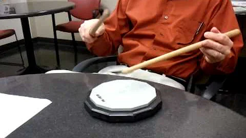 1, 2, 3 grace notes (pipe band snare practice)