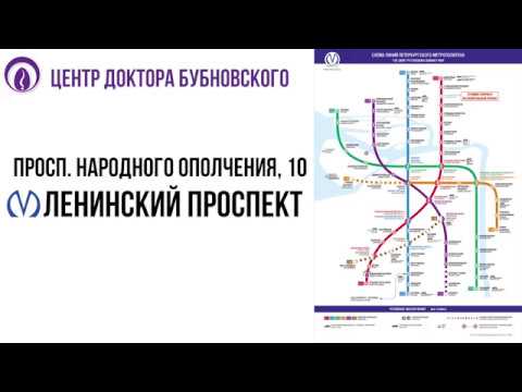 Как добраться до центра доктора Бубновского по адресу пр-т Народного Ополчения, д.10
