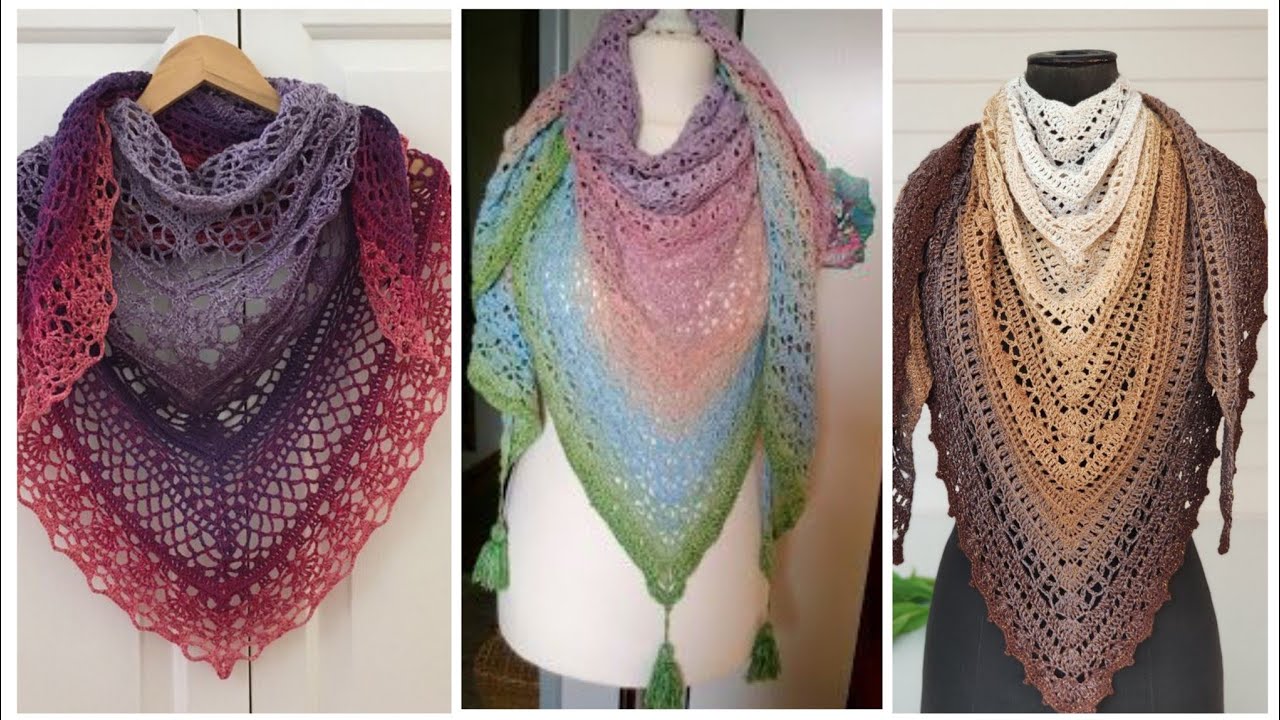 Adorable Fantastic Latest Designer Crochet Summer Shawl Roundup Design ...