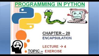CHAPTER 20 : Exercise || Lecture  4 |Python Complete tutorial course in hindi| #245