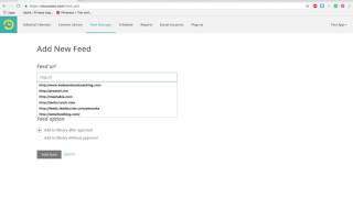 Tutorial: How to add an RSS feed to Recur Post