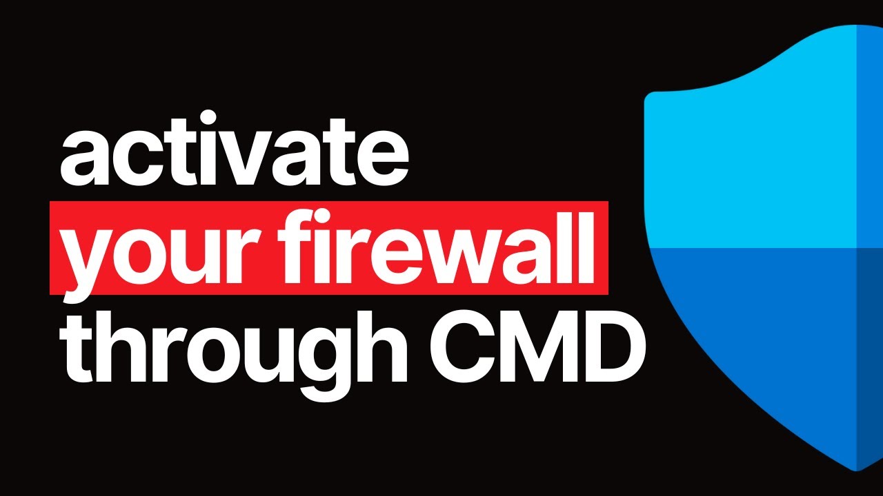 คําสั่ง cmd hack  New 2022  Turn of Windows 10 firewall using CMD Commands - Cmd - Firewall - MTK4K