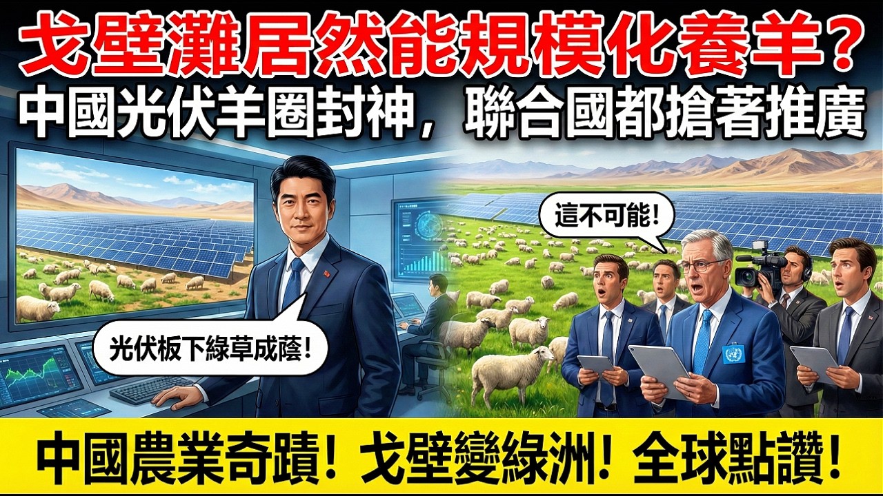 顛覆認知！零下25度戈壁養羊，中國黑科技讓羊冬天不掉膘，還賣到了中亞
