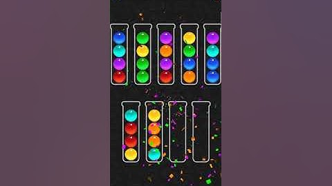 Ball Sort Color Water Puzzle Gameplay Video level 25//29
