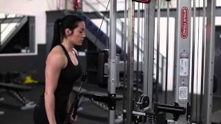 My PT Hub Exercise Library - Tricep Extension (Rope)