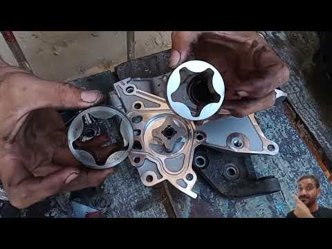 مستنى المكنه تقفش علشان تغير طلمبة الزيت تيوتا 2c جازtoyota