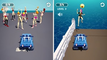 Cliff Pusher 🚘🎯🌄 Gameplay Walkthrough | iOS | Mobile Game