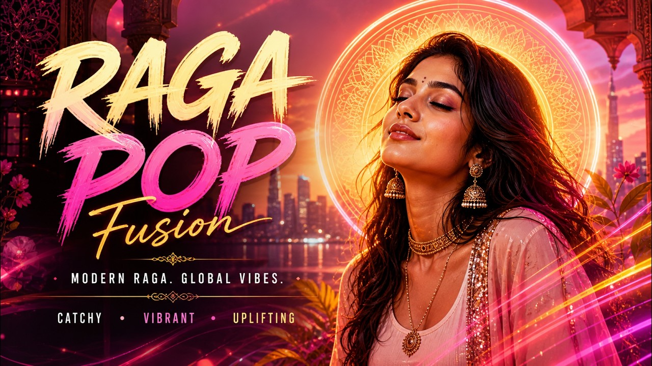 Vibrant Raga Pop Fusion Music for Positive Energy & Stylish Vibes - YouTube
