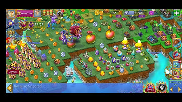 Merge Dragons How to Bubble - golden apple method for bubbling single square items