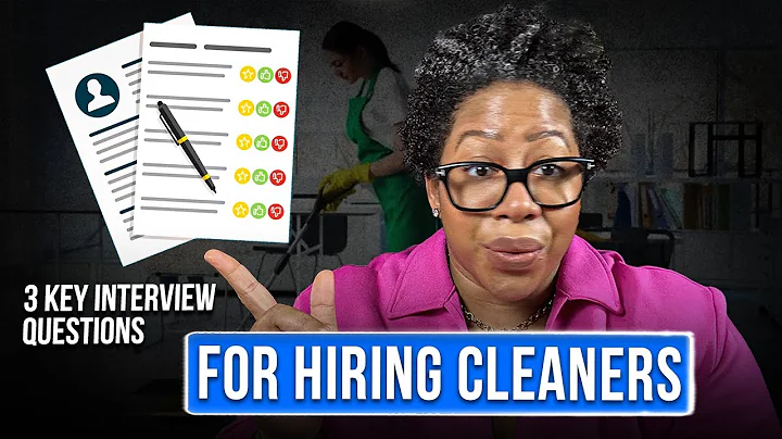3 Interview Questions You Ask When HIRING CLEANERS For Cleaning Business