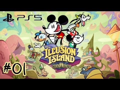 Guia de Disney Illusion Island Starring: Mickey And Friends (PS5) Parte 1 #DisneyIlusionisland, #PS5