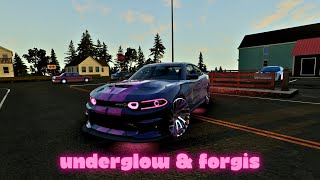 Sunset Cruise 900HP Custom Hellcat Slim Body On Forgiatos | Beamng Drive