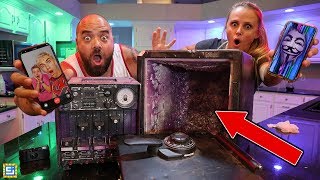 Hacked by Game Master Breaking Into Abandoned Mystery Safe?!