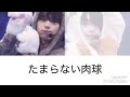 西畑大吾・大西流星【猫中毒 歌詞付き / パート割け】