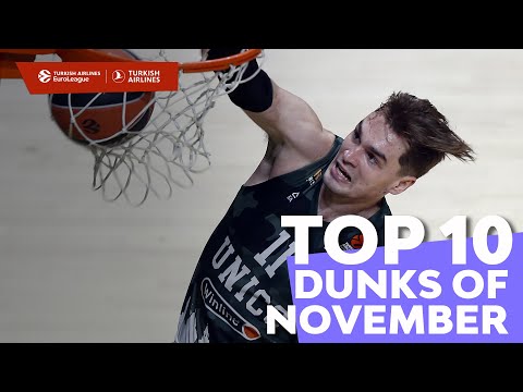 Top 10 Dunks | November | 2021-22 Turkish Airlines EuroLeague