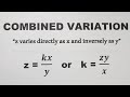 Understanding Combined Variation