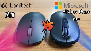 Microsoft Wireless mouse 1850 vs Logitech M171