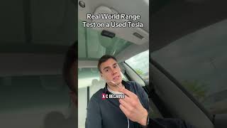 Real range not epa range #teslatok #tesla #4u #automotive #teslamodel3