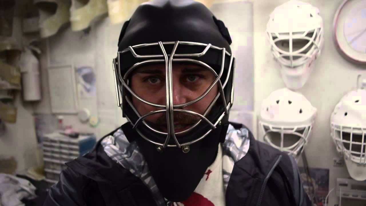 Fibrosport - Lefty Wilson style fiberglass goalie mask