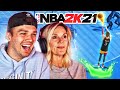 MOM PLAYS NBA 2K21 CURRENT GEN FOR THE FIRST TIME... *HILARIOUS*