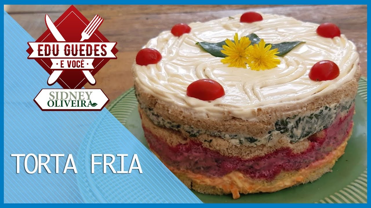 Edu Guedes ensina a preparar torta fria e pão de forma