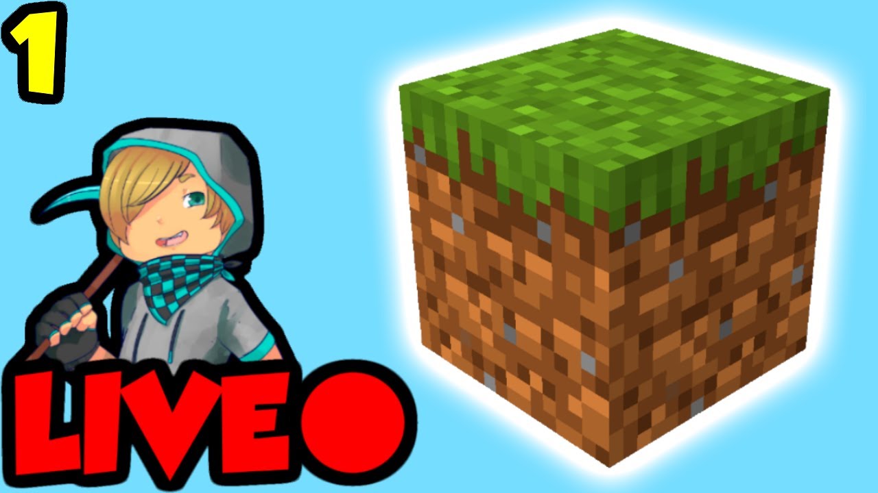 Playing Minecraft One Block Survival LIVE (Day 1) - YouTube