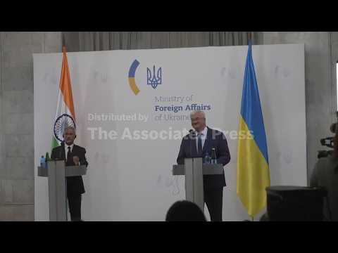Indian Foreign Minister Visits Kyiv for talks with Ukrainian counterpart