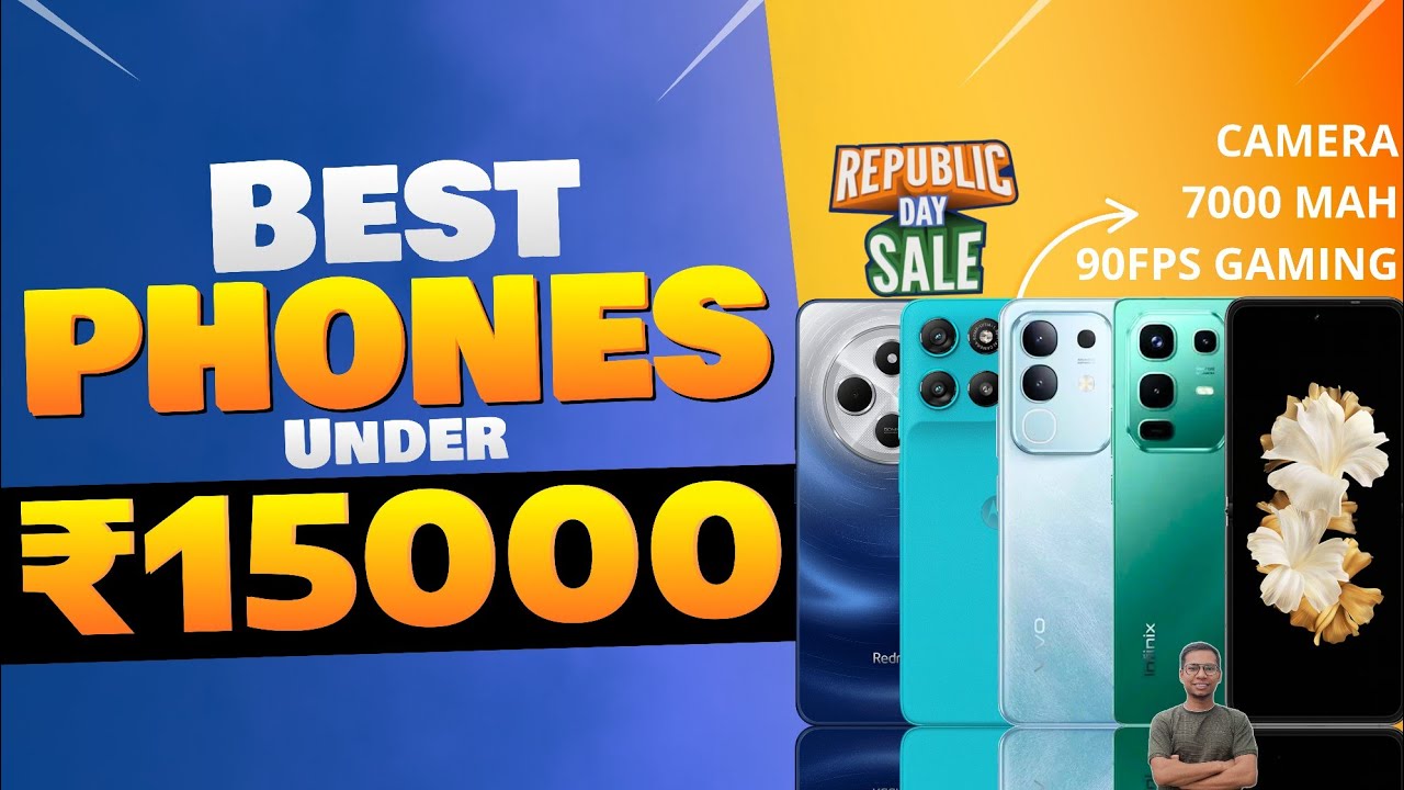 Best Smartphones Under 15000 🔥 January 2026 | Camera, Gaming & Battery King!