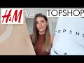 NEW IN H&M VS TOPSHOP HAUL | AUTUMN FALL WINTER TRY ON 2020