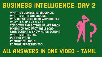 Day 2  -  What is Business Intelligence (BI) Explained in TAMIL | Informatica Tutorial in TAMIL