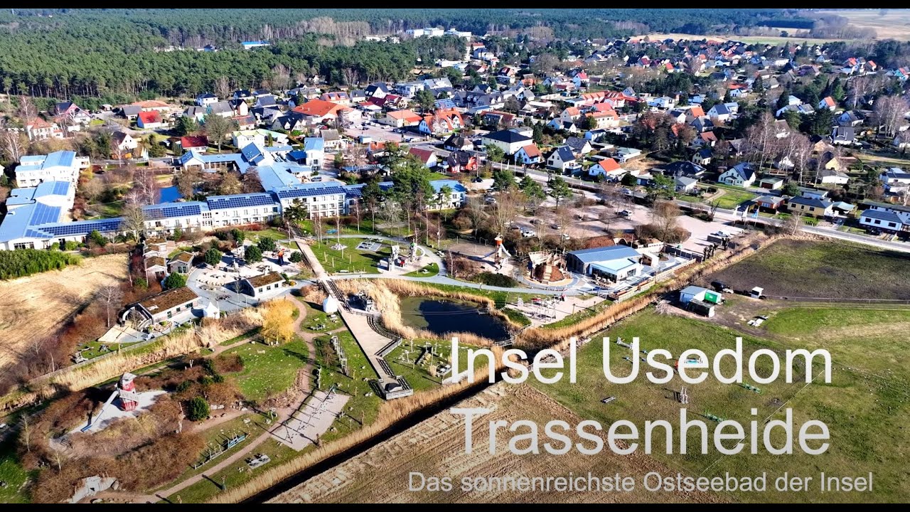 Insel  Usedom - Trassenheide - Das sonnenreichste der Ostseebäder