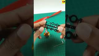 How to connect a propeller to a brushless motor? #shorts