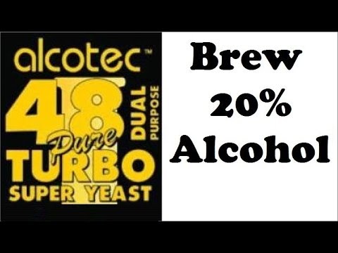 Complete Guide to brewing 20% alcohol - using turbo yeast Alcotec 48