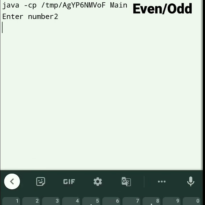 Even Odd Program In Java | Java Programming | How to find number is ...