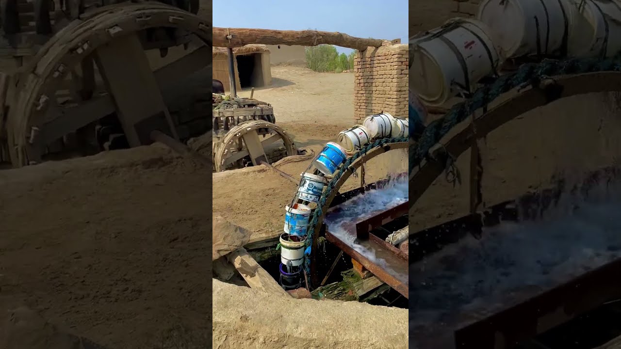 Unbelievable 100 Year Old Water Well Still Working With Bulls Ytshorts Farmingtraditions