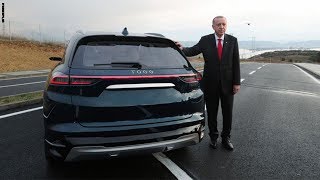 شاهد.. أردوغان يقود أول سيارة تركية محلية الصنع