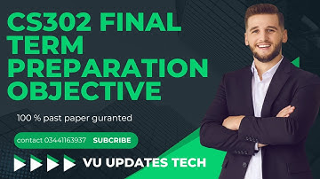 CS302 FINAL TERM PREPARATION // IMPORTANT MCQS // SPRING 2025 #finaltermpreparation