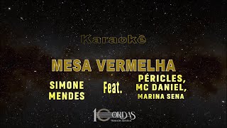 Mesa Vermelha - Simone Mendes, Mc Daniel, Péricles, Marina Sena (Karaokê Version)