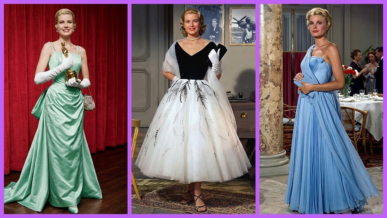 Топ-8 самых красивых платьев Грейс Келли!