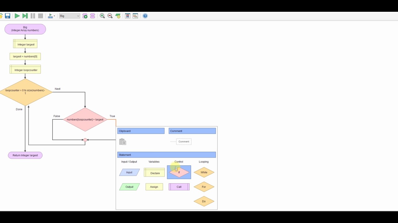 Flowgorithm Bubble Sort (version 2) using a sort function and passing an  array 