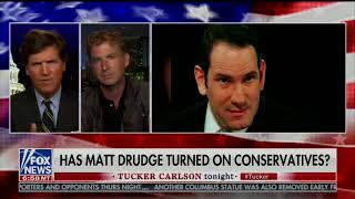 Tucker Carlson Accuses Matt Drudge of Turning Against Trump