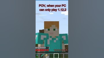 POV: When Your PC Can Only Play 1.12.2 Version  #minecraft